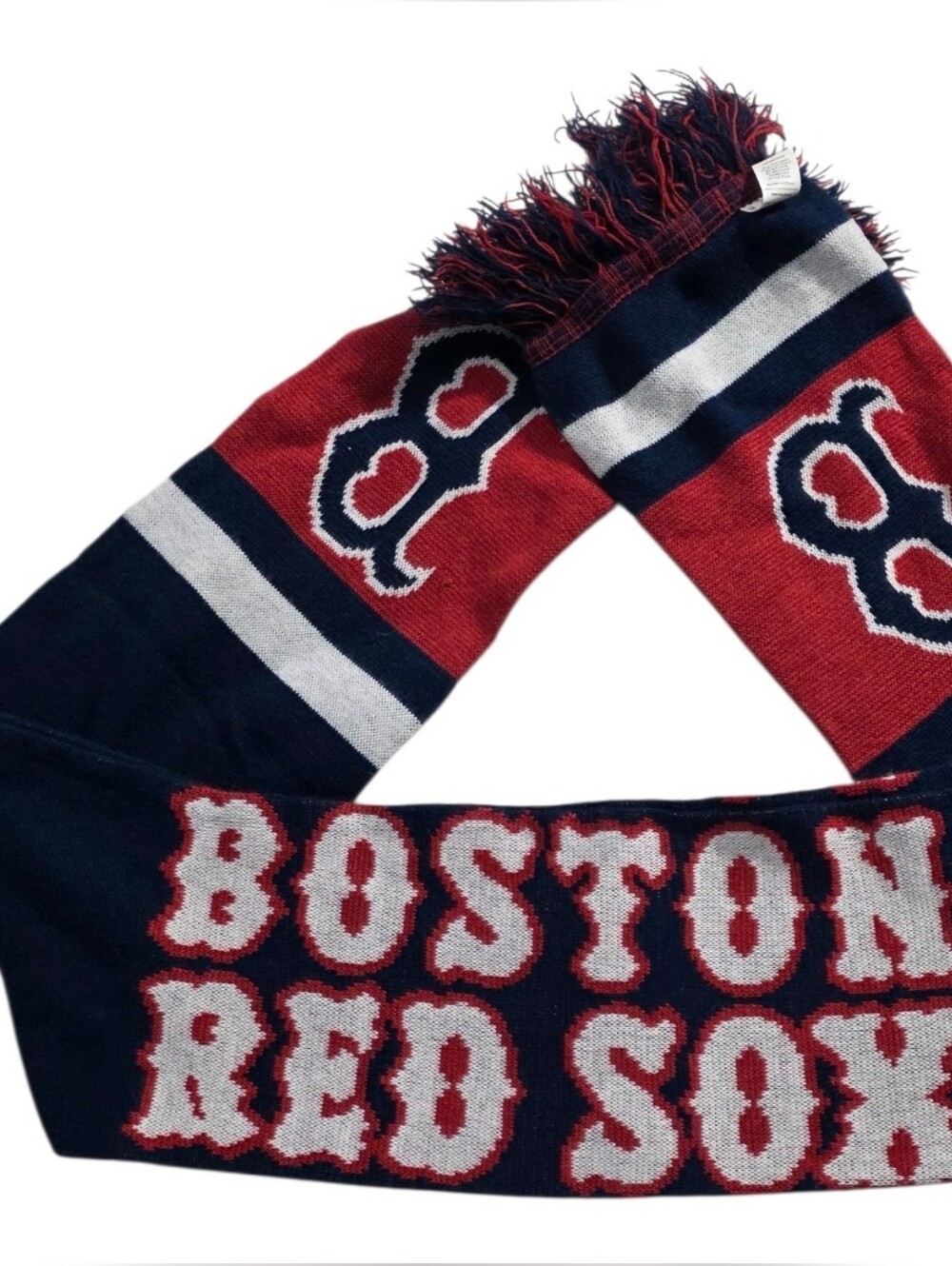 Forever Collectibles Navy, Red & White Knit Team Scarf